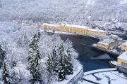 Pumpspeicherkraftwerk Hohenwarte im Winter