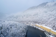 Pumpspeicherkraftwerk Hohenwarte im Winter