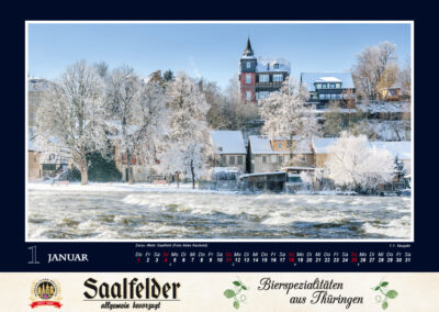 Bilderkalender "An der Saale hellem Strande" von Anke Kachold