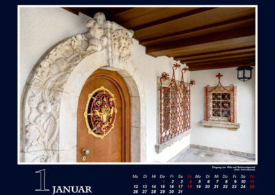 Bilderkalender "Villa Bergfried und Park in neuer Pracht" von Anke Kachold