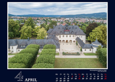 Bilderkalender "Villa Bergfried und Park in neuer Pracht" von Anke Kachold