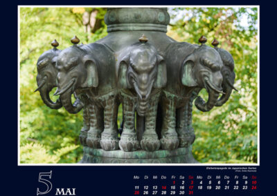 Bilderkalender "Villa Bergfried und Park in neuer Pracht" von Anke Kachold