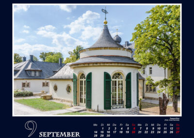 Bilderkalender "Villa Bergfried und Park in neuer Pracht" von Anke Kachold
