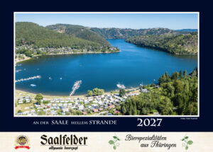 Alterbucht am Hohenwarte-Stausee Saale-Kalender 2027 mit Werbeeindruck
