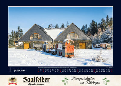 Saale-Kalender 2027 Januar