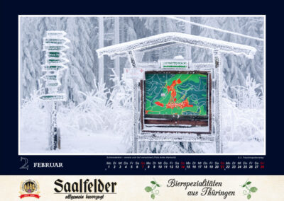 Saale-Kalender 2027 Februar