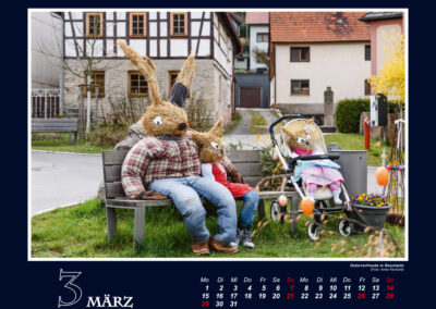 Osterhasen in Reschwitz