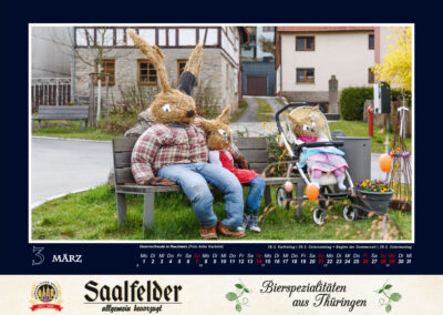 Saale-Kalender 2027 März