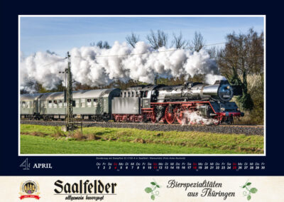 Saale-Kalender 2027 April