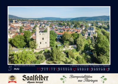 Saale-Kalender 2027 Mai