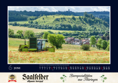 Saale-Kalender 2027 Juni