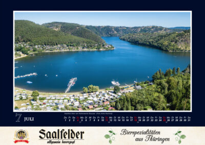 Saale-Kalender 2027 Juli