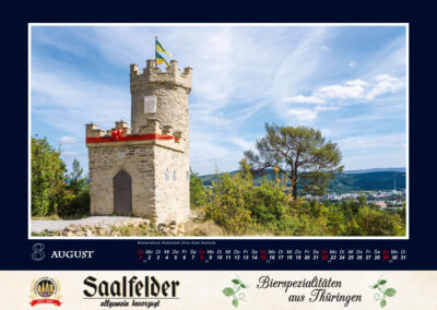 Saale-Kalender 2027 August