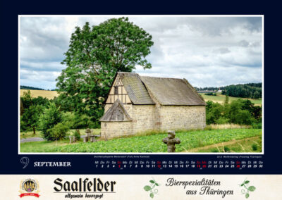 Saale-Kalender 2027 September