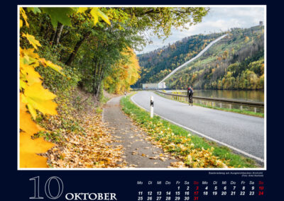 Goldener Herbst am Ausgleichbecken Eichicht