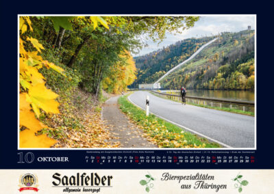 Saale-Kalender 2027 Oktober
