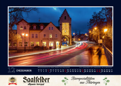 Saale-Kalender 2027 Dezember
