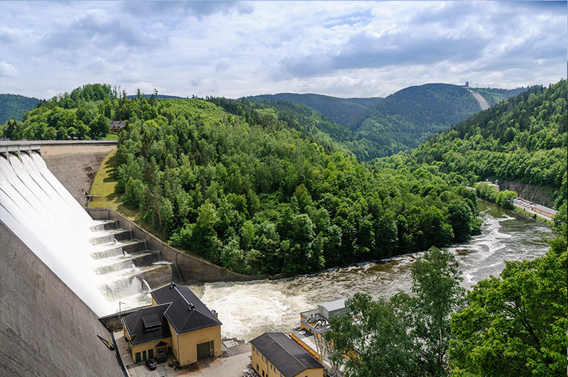 Ausflugtipp 1 Hohenwarte-Staumauer bei Flutung