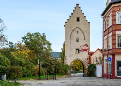Saaltor - eines der begehbaren Stadttore der Stadt Saalfeld